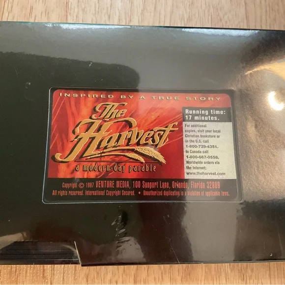 VTG Factory sealed The harvest VHS 1997 Venture media New